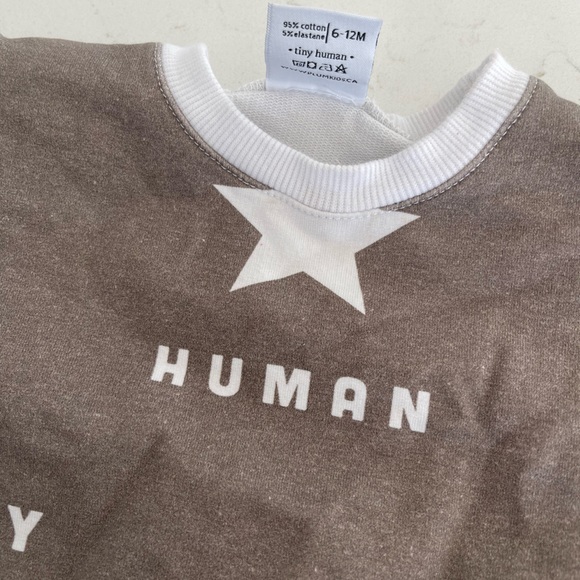 Plum kids matching set “tiny human” - Picture 3 of 3